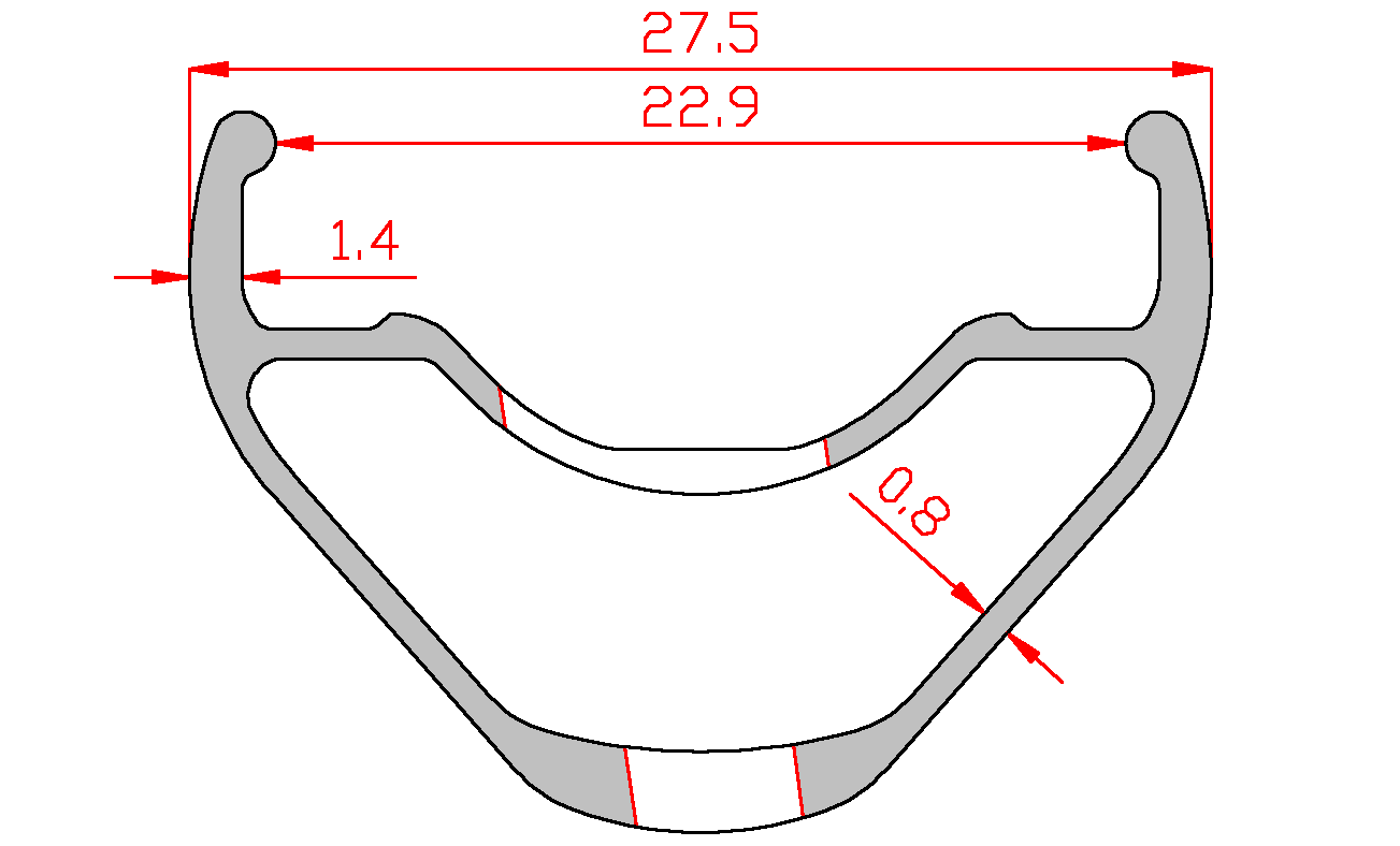 Alienation Mischief Brakeless Rim 36h 20" - Image 6