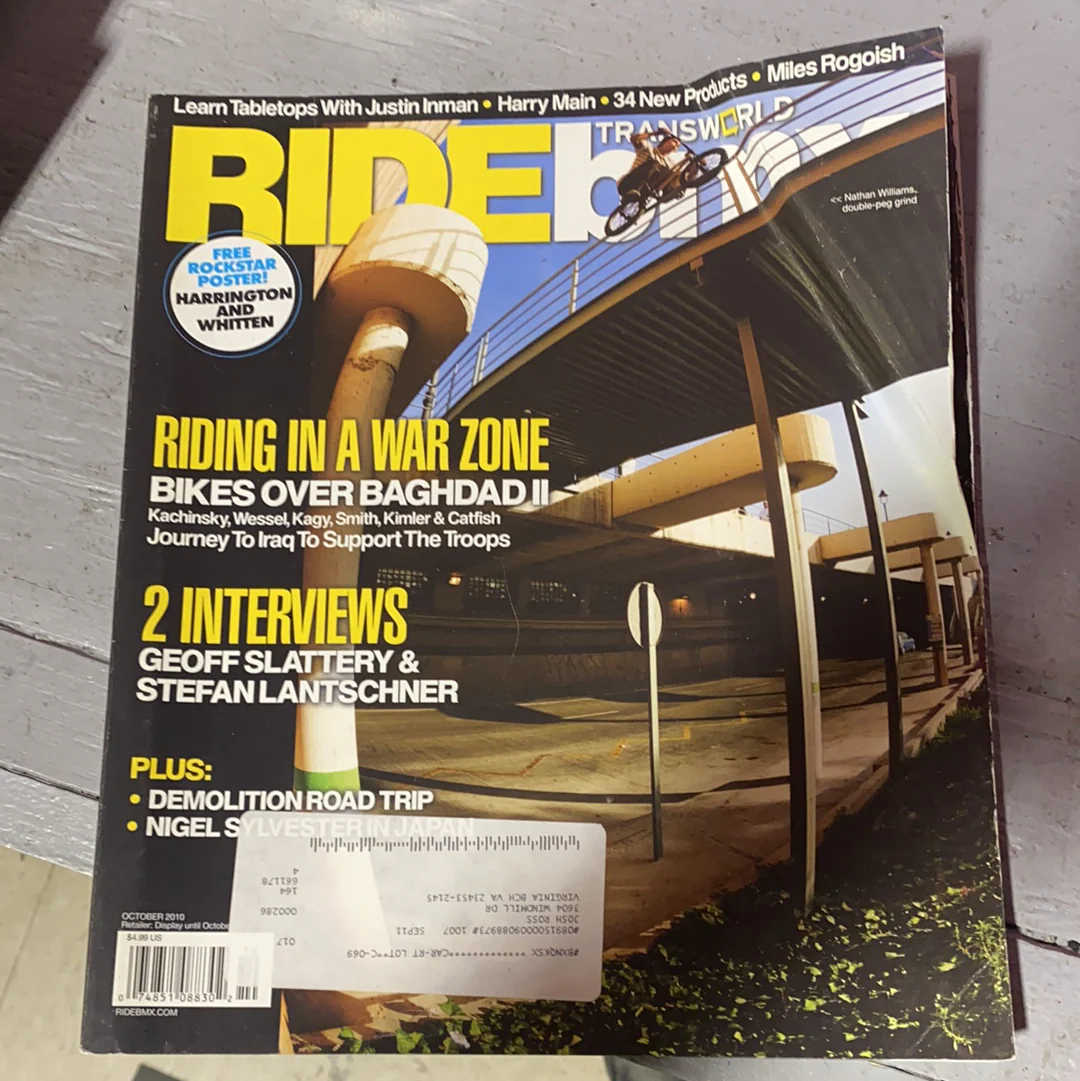 Ride BMX Magazine Back issues 2010 - Image 10