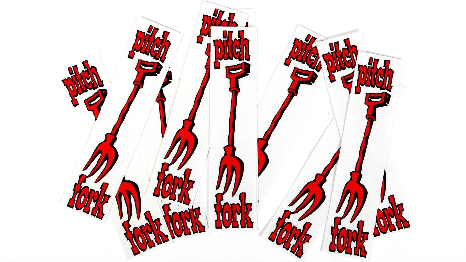 S&M Pitchfork Sticker pair - Image 3
