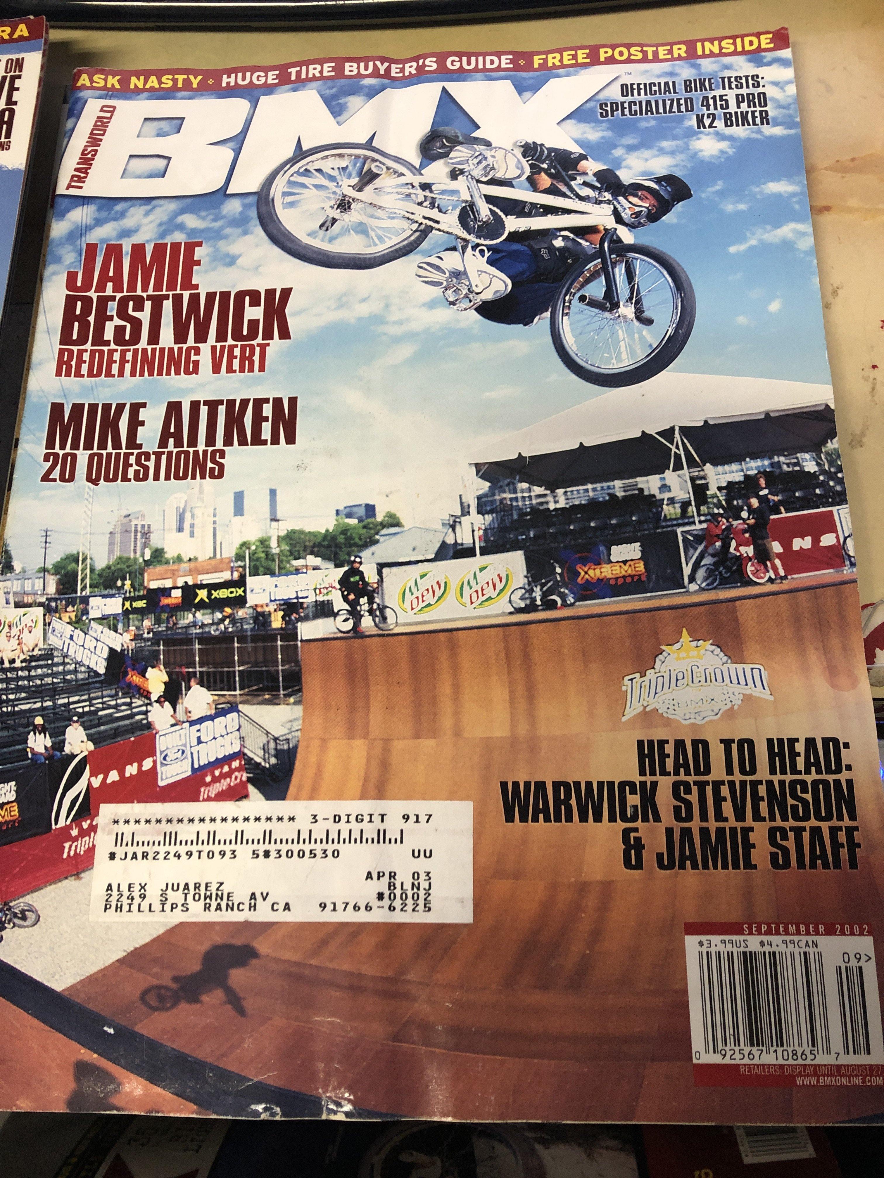 Transworld bmx magazine back issues 2002 - Image 6